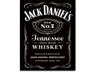 Enseigne Jack Daniel's en métal  / Étiquette